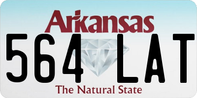 AR license plate 564LAT