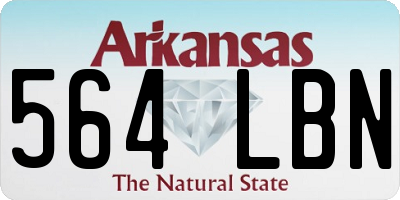 AR license plate 564LBN