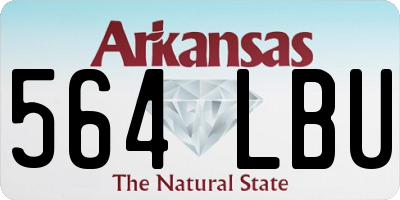 AR license plate 564LBU
