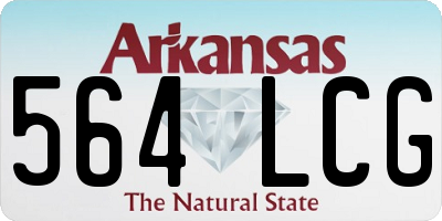 AR license plate 564LCG