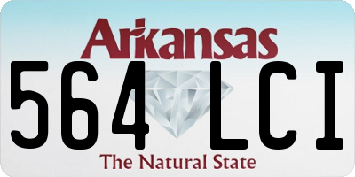 AR license plate 564LCI