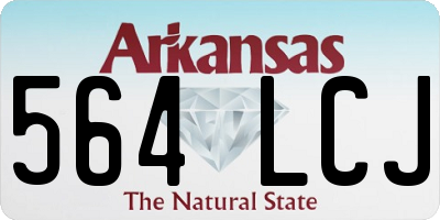 AR license plate 564LCJ