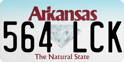 AR license plate 564LCK