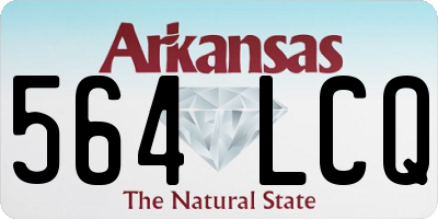 AR license plate 564LCQ