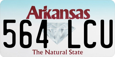 AR license plate 564LCU