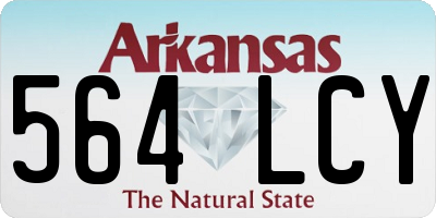 AR license plate 564LCY