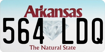 AR license plate 564LDQ