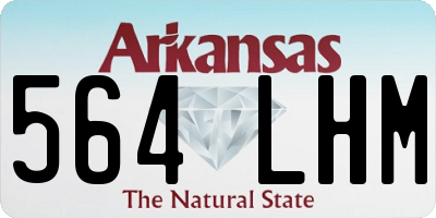 AR license plate 564LHM