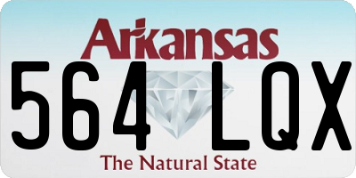 AR license plate 564LQX