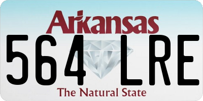 AR license plate 564LRE