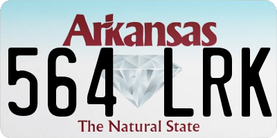 AR license plate 564LRK