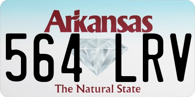 AR license plate 564LRV