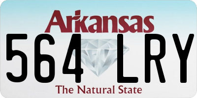 AR license plate 564LRY