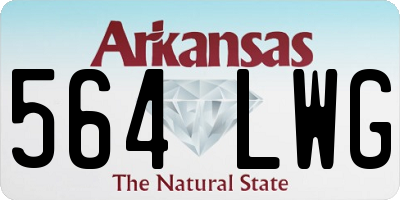 AR license plate 564LWG