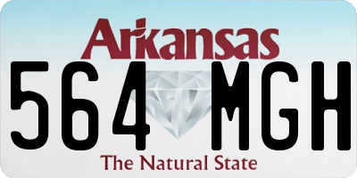 AR license plate 564MGH