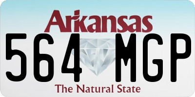 AR license plate 564MGP