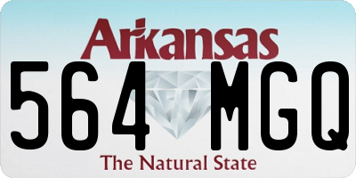 AR license plate 564MGQ