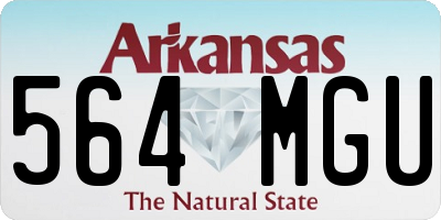 AR license plate 564MGU