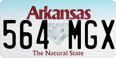 AR license plate 564MGX
