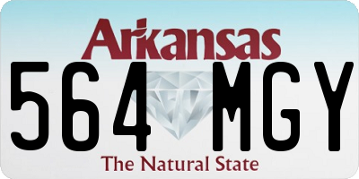 AR license plate 564MGY