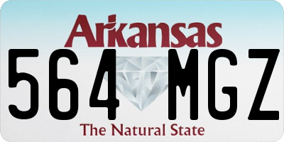 AR license plate 564MGZ