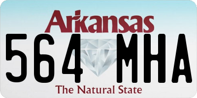 AR license plate 564MHA