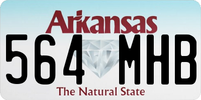 AR license plate 564MHB