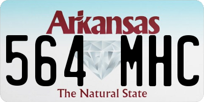 AR license plate 564MHC