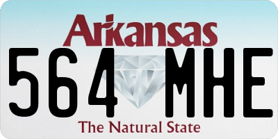 AR license plate 564MHE