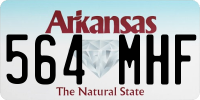 AR license plate 564MHF