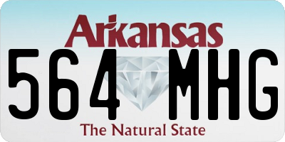 AR license plate 564MHG