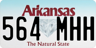 AR license plate 564MHH