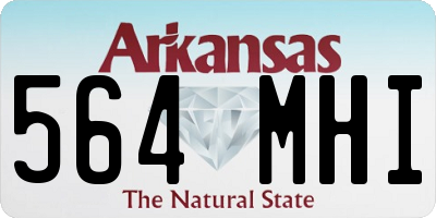 AR license plate 564MHI