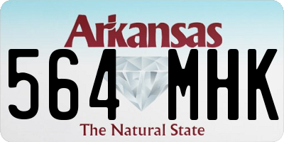 AR license plate 564MHK