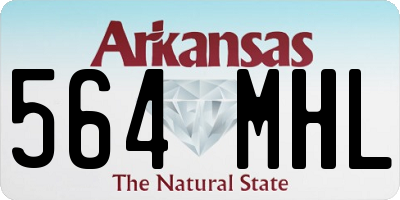 AR license plate 564MHL