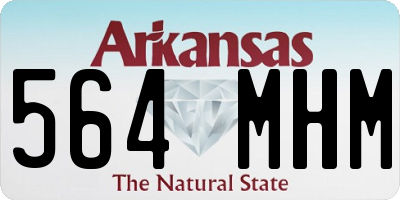 AR license plate 564MHM