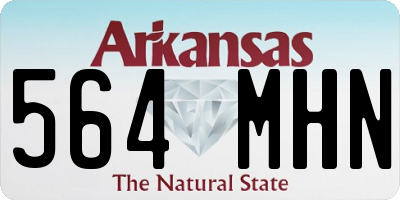 AR license plate 564MHN