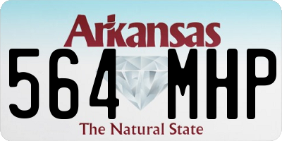 AR license plate 564MHP
