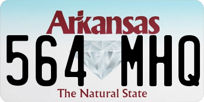 AR license plate 564MHQ