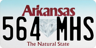 AR license plate 564MHS