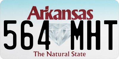 AR license plate 564MHT