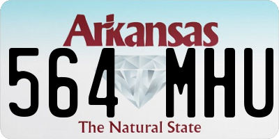 AR license plate 564MHU