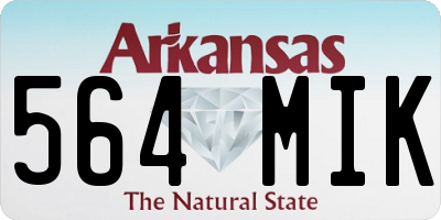 AR license plate 564MIK
