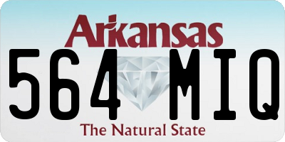AR license plate 564MIQ