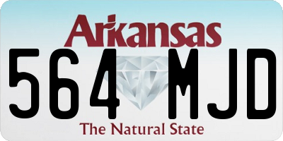 AR license plate 564MJD