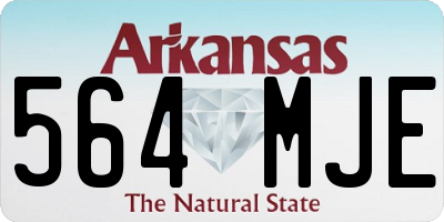 AR license plate 564MJE