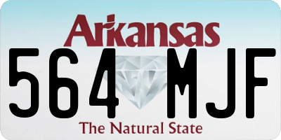 AR license plate 564MJF