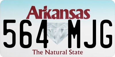 AR license plate 564MJG