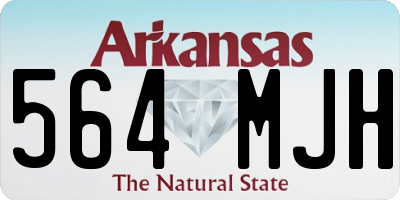 AR license plate 564MJH