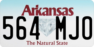 AR license plate 564MJO